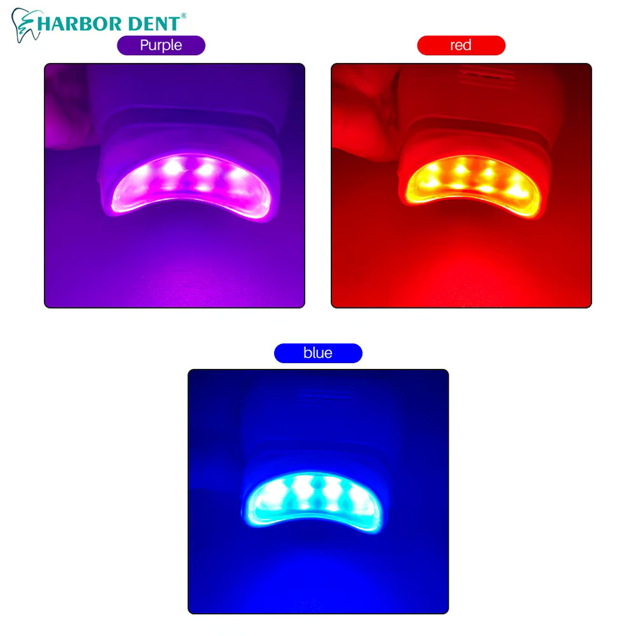 HARBOR DENT Dental Kaltlicht Lampe für Zahnbleaching mit 3 Farben in Weiß B/T/H: 23,0 x 12,0 cm - Bild 3
