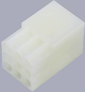 Molex Buchsengehäuse-Kabel in Weiß mit 9 Polen (3091093 Bulk) - Bild 1
