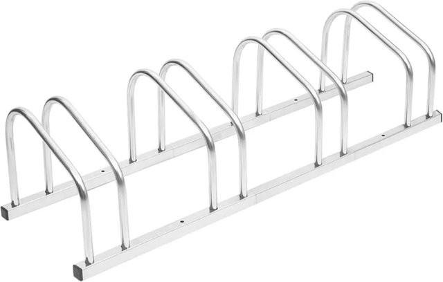 vidaXL Fahrradständer für 4 Fahrräder aus verzinktem Stahl - Bild 1