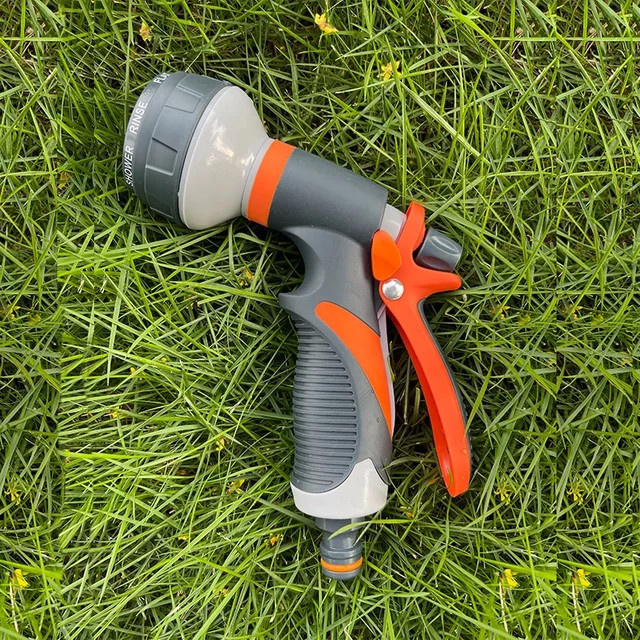 ISGTDRM Funktionelle Gartenschlauchdüse aus TPR mit verstellbarem Sprühstrahl für Gartenbewässerung und Autowäsche - Bild 1