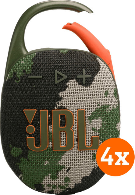 JBL Clip 5 Squad 4er-Pack Bluetooth Lautsprecher Multicolor IP67 - Bild 1