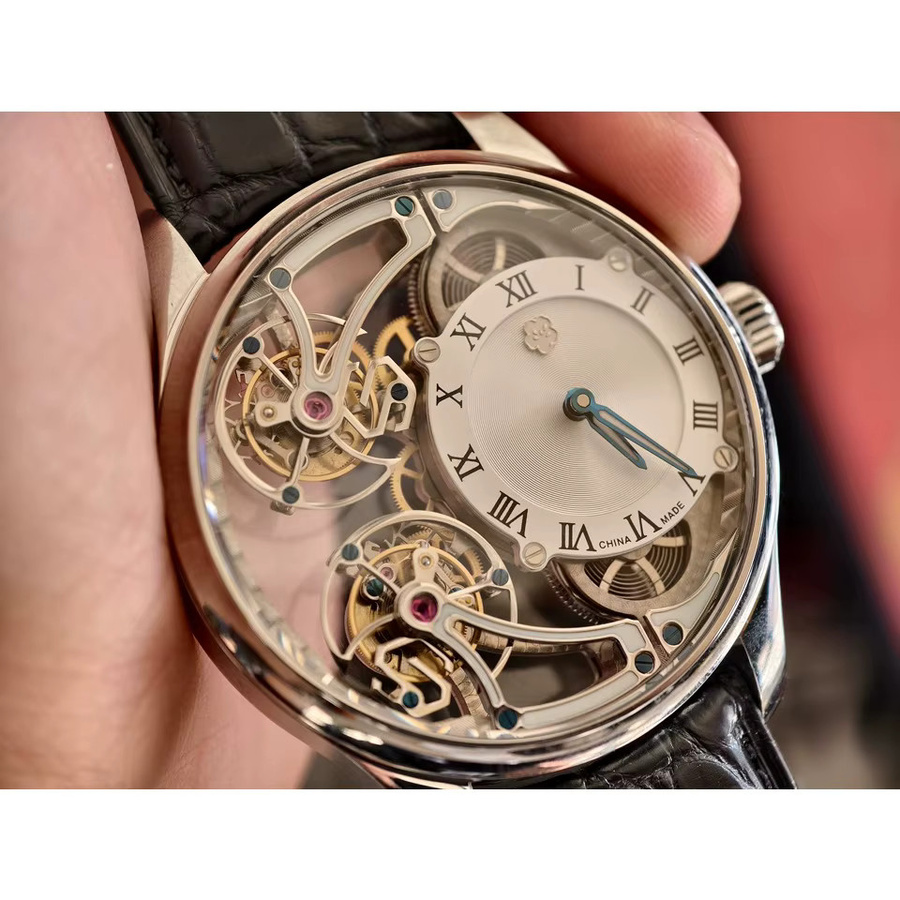 JILIAN Armbanduhr Automatik, Edelstahl, Silber, Herren - Bild 4