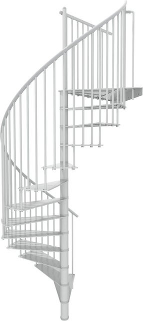 Minka Spindeltreppe Portofino in Weiß für eine Raumhöhe bis 300 cm - Bild 1