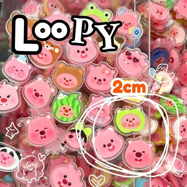 Bandai Mini Loopy Acrylplatten, Nachfüllpack, 100 Stück, Bunt / Mehrfarbig - Bild 1