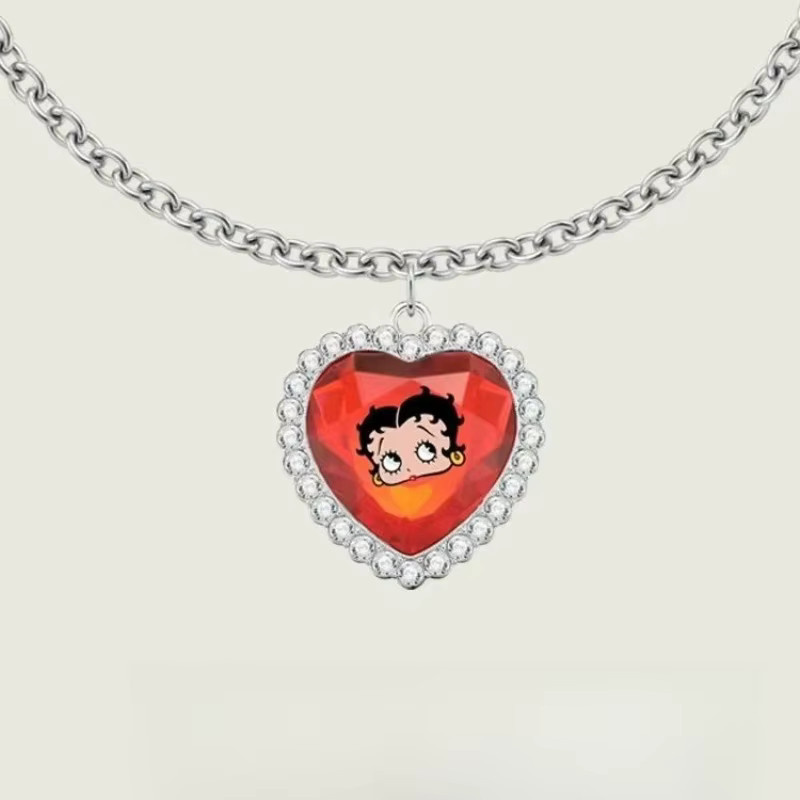 Betty Boop Halskette, Silber, Kinder - Bild 2