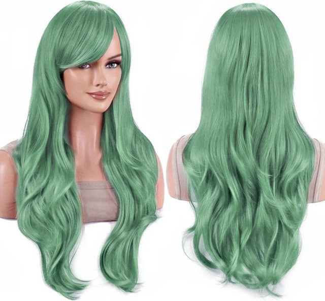 Rosa gewellte Cosplay Perücke für Damen, 28 inches - Bild 1