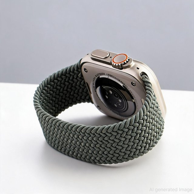 eelhoe Uhrenarmband Geflochtenes Schlaufenarmband, Textil/NATO, Unisex - Bild 1