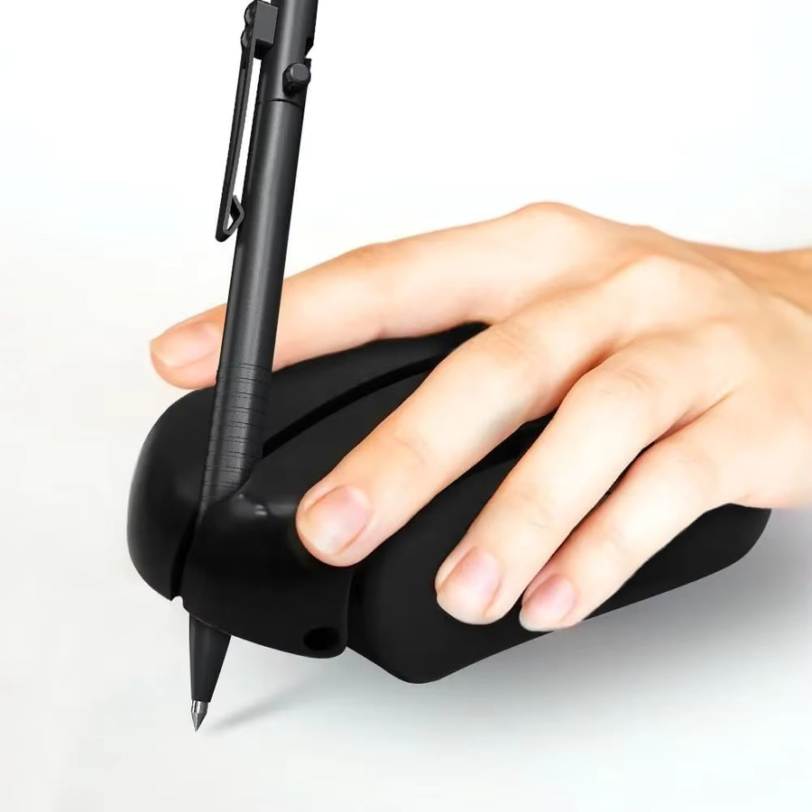 Assistive Schreib- und Zeichenvorrichtung als Handschrifthilfe und Bleistifthalter für Kleinkinder in Schwarz aus Kunststoff - Bild 2