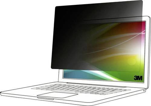 3M Blickschutzfolie Bright S für Apple MacBook Air 15,3 Zoll (38,86 cm), Schwarz - Bild 1