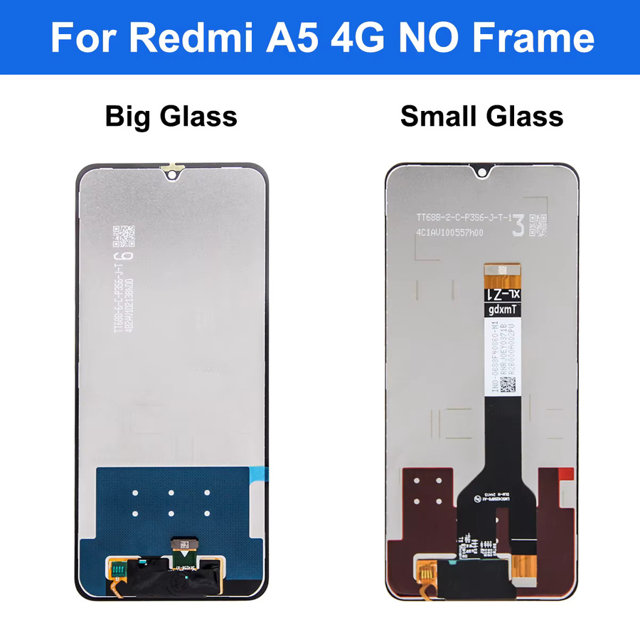 Xiaomi Redmi A5 4G Ersatzbildschirm mit 6,88 Zoll LCD-Display und Touchscreen-Digitizer-Einheit in Schwarz (25028PC03G 25028RN03A) - Bild 2