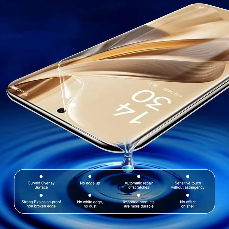 3 Stück Hydrogel-Displayschutz Folie für Oppo Reno 13 14 15 FS F 5G in Transparent - Bild 2