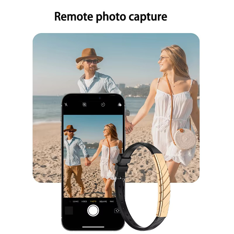 Paazomu Bildschirmloser Fitness-Tracker in Schwarz mit Herzfrequenz-, Schlaf- und Blutsauerstoffüberwachung sowie Schrittzähler für Damen und Herren - Bild 5