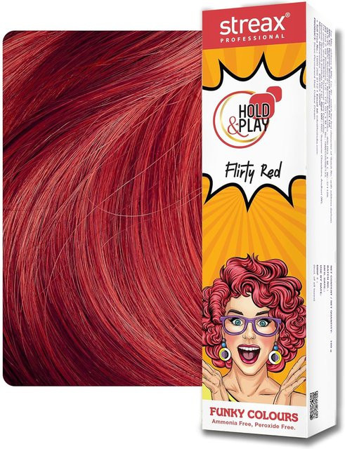 Streax Professional Flirty Red Semi-permanente Haarfarbe, 100g - Bild 1