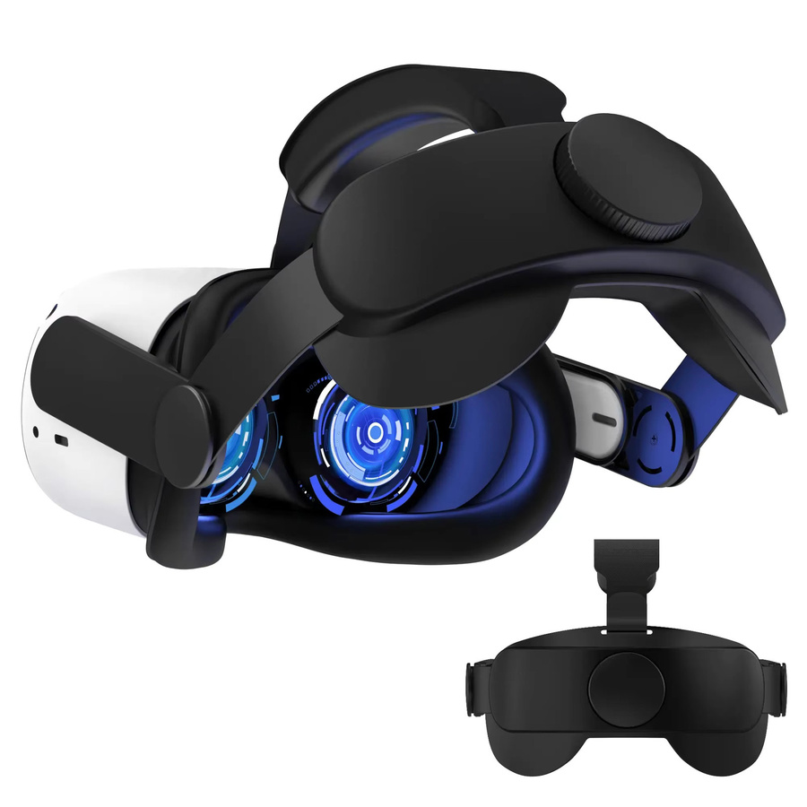 Meta Quest 2 Elite-Gurt für verbesserten Komfort und Unterstützung in VR, Weiß - Bild 3