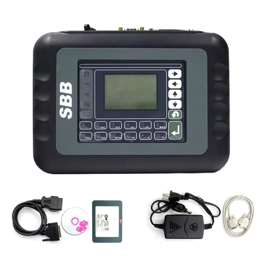 YIQIXIN V46.02 SBB-Schlüsselprogrammierer in Schwarz für Toyota G-Chip und Auto-Fernbedienungen bis 2015 zur Pin-Code-Auslesung und Multi-Marken-Programmierung - Bild 4