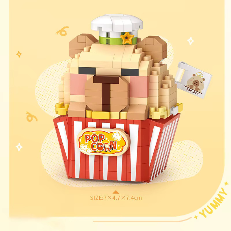 LOZ Food Series Popcorn Burger, Bausteine, ab 14 Jahren - Bild 2