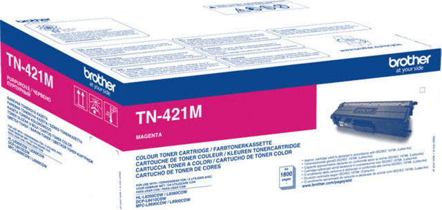 Original Brother TN-421M Tonerpatrone in Magenta für Laserdrucker - Bild 1
