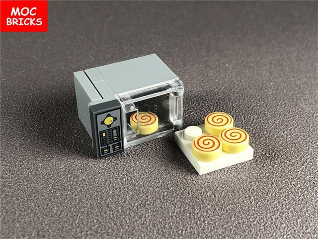 Yiran toy Mikrowellenherd Essen, Bausteine Spielzeug, ab 6 Jahren - Bild 1