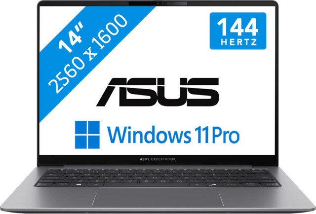 ASUS ExpertBook P5 Copilot+PC 14 Zoll Laptop 405CSA-NZ0195X in Grau mit Intel Prozessor und Windows - Bild 1