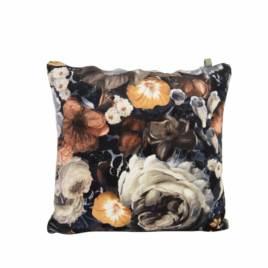 Haans Lifestyle Kissen Lodge Ellin Floral in Gold und Multicolour, B/T/H: 45 x 45 x 45 cm - Bild 1