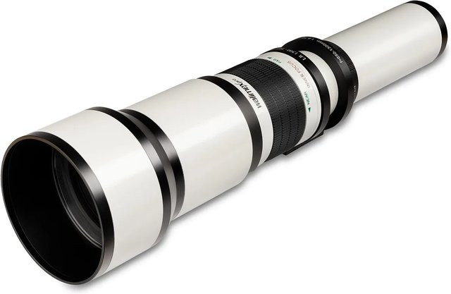 Walimex Pro 650-1300/8-16 T2 Objektiv für Full Frame in Schwarz und Weiß - Bild 1