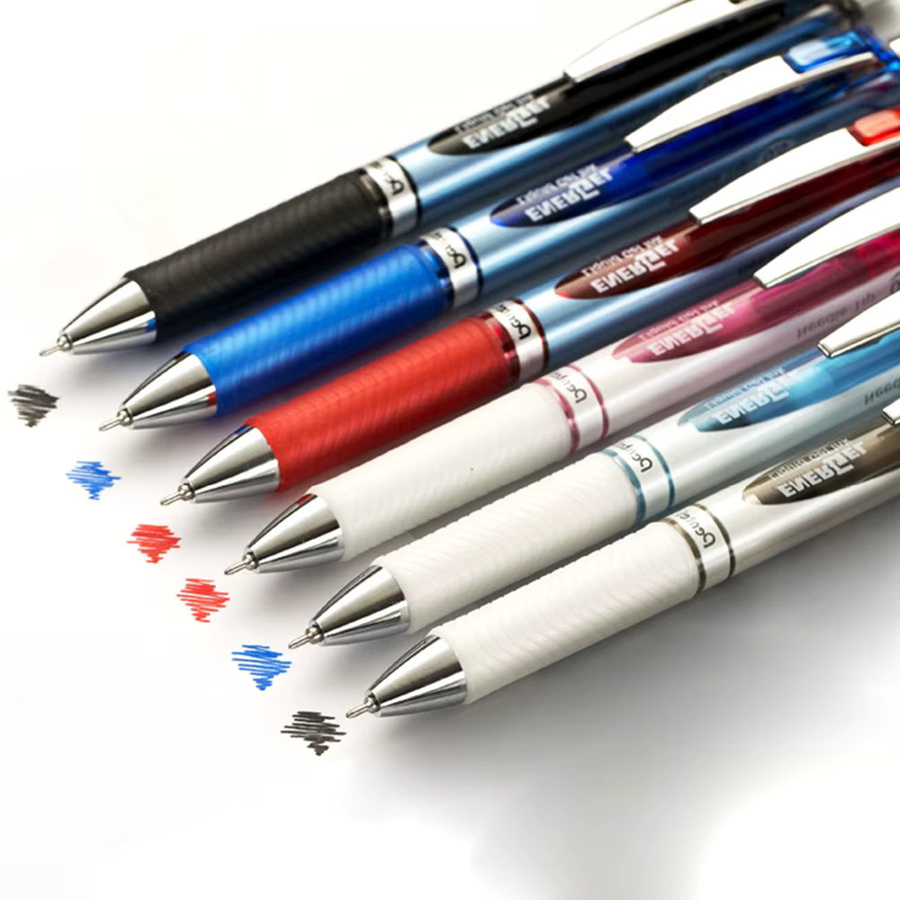 Pentel Energel BLN75 Gel-Stift mit Nadelspitze 0,5 mm in Schwarz, Rot oder Blau - Bild 2