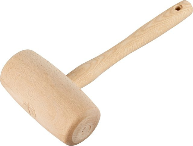 LUX-TOOLS Holzhammer in Braun mit 410 g Gewicht und 304 mm Länge - Bild 1
