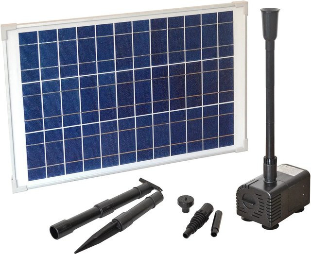 Heissner Solar-Teichpumpen-Set mit ca. 1000 l/h Förderleistung - Bild 1