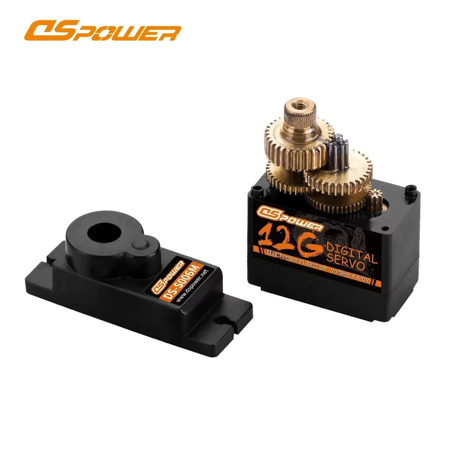 DSpower 12G Metal Gear Wasserdichtes digitales Servo, Metall, Schwarz - Bild 2