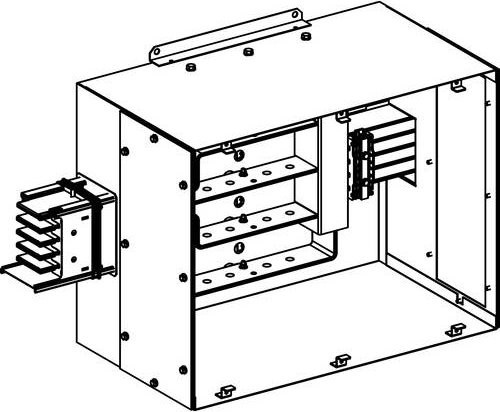 Schneider Electric KSA630ABT4 KSA Mitteneinspeisung in Weiß aus Aluminium - Bild 1
