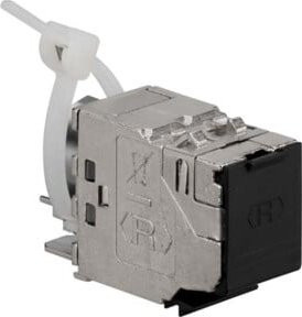 Rutenbeck Universalmodul Cat.6A UM-Cat.6A iso 25/10G Ethernet LAN in Silber/Grau - Bild 1