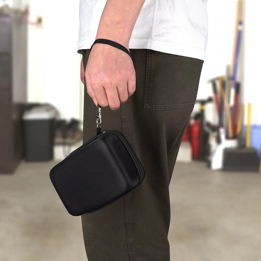 Lousxy Batterietasche Organizer in Schwarz für 52 AA und AAA Batterien - Bild 5