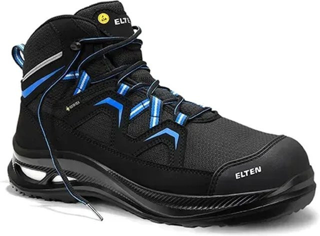Elten Sicherheitsstiefel Fry Xxg Pro GTX in Black-Blue, Größe 48, S3 ESD mit Gore-Tex und Textiloberfläche - Bild 1