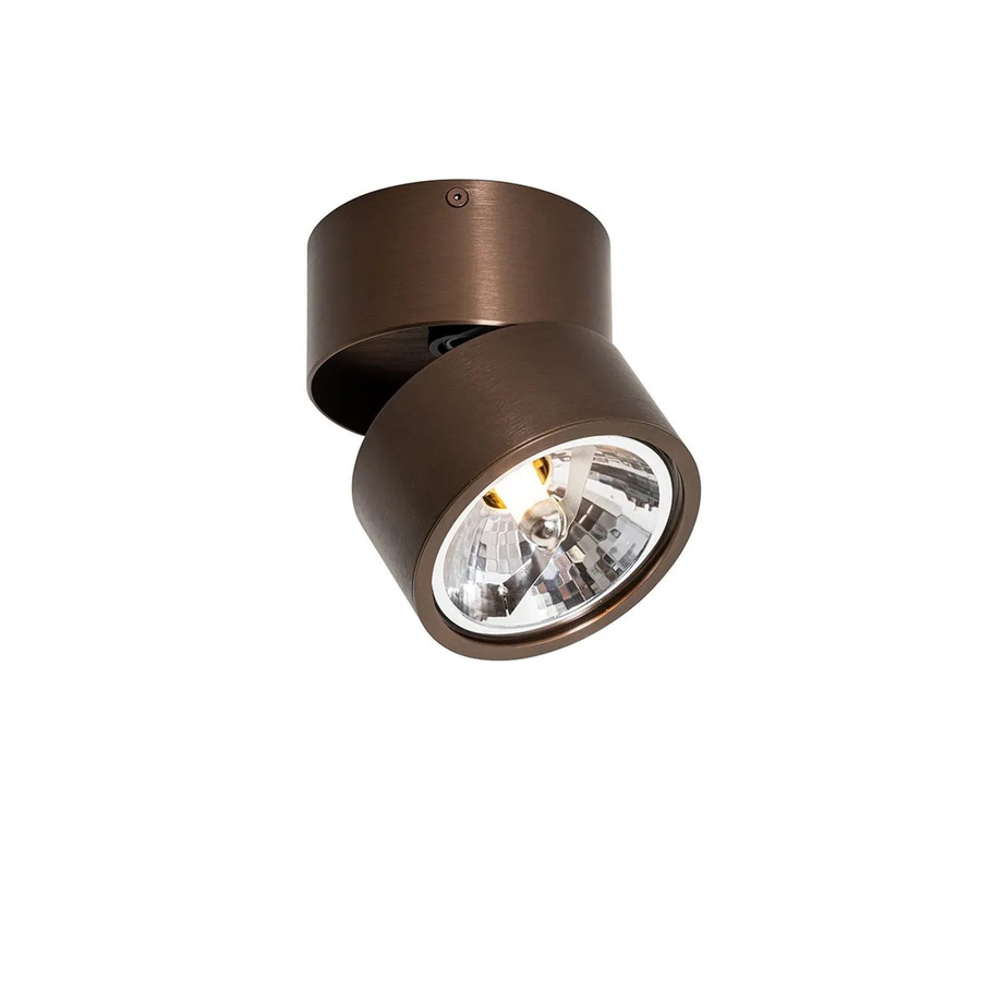 QAZQA Go Nine Moderner Deckenstrahler Rund in Dunkelbronze, Verstellbar und Dimmbar, Aluminium - Bild 2