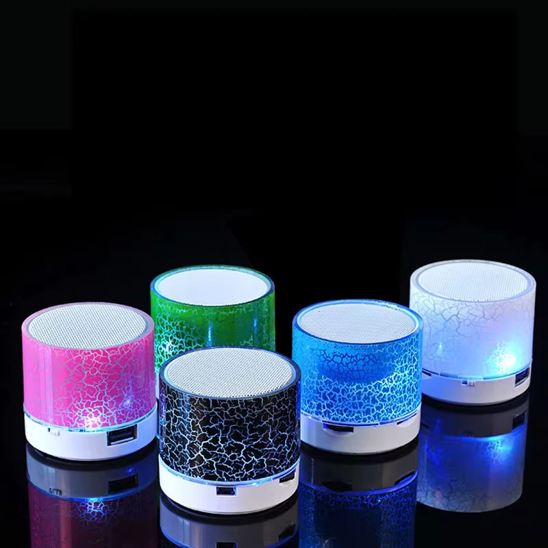Tragbarer Bluetooth Lautsprecher AyeBeau Mini Musik Sound Box mit USB-Anschluss in Gelb - Bild 2