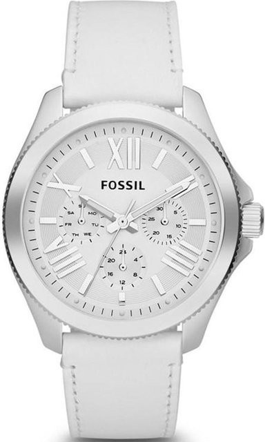 Fossil Armbanduhr Quarz, Edelstahlgehäuse, Weiß, Damen - Bild 1