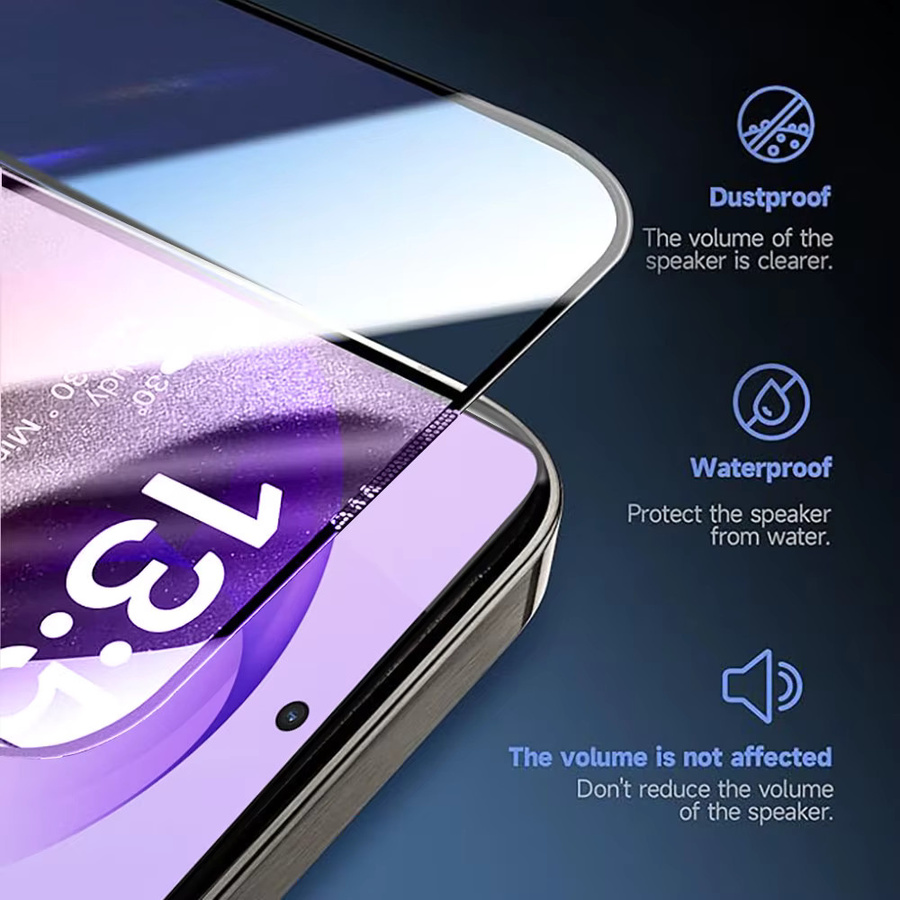 5er Pack Displayschutzfolie aus gehärtetem Glas für Samsung S26 S25 S24 Ultra und S25 Edge Plus, transparent mit oleophobischer Beschichtung gegen Fingerabdrücke - Bild 5