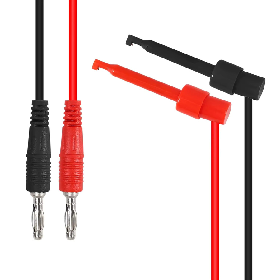 AOKIN 2 Stück Bananenstecker 4 mm aus Kupfer in Rot für Multimeter-Elektroprüfungen - Bild 2