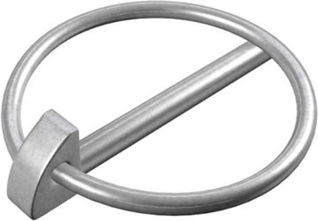 Dörner + Helmer Klappsplint aus Stahl, galvanisch verzinkt, Farbe: Silber, Durchmesser: 6 mm, Länge: 40 mm, 10 Stück - Bild 1