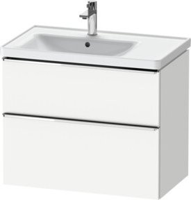 Duravit Waschtischunterschrank D-Neo in Weiß, Wandhängend, B: 78,4 cm, T: 45,2 cm, H: 62,5 cm - Bild 1