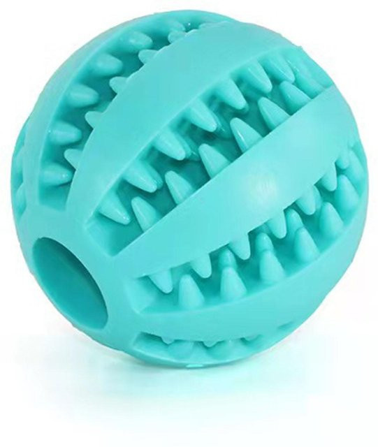 CosyHome Hundeleckerli Spielzeugball, interaktiver Silikon Hundekauspielzeugball, hellblau - Bild 1