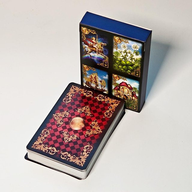 TaroMagiC Gilded Reverie Lenormand Deck, Lenormandkarten, 36 Stück - Bild 1