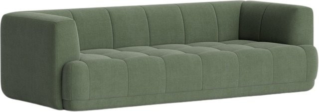 HAY Quilton 3-Sitzer Sofa mit gesteppter Polsterung und Schaumstofffüllung - Bild 1