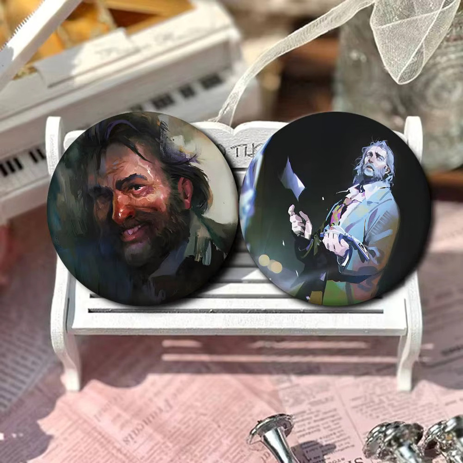Brosche Disco Elysium Spiel Cartoon Stil, Emaille Pin - Bild 4