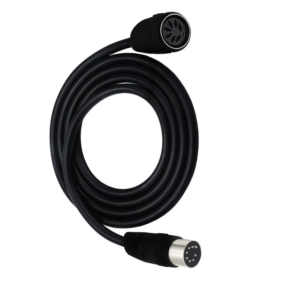 BSN 7-poliges Midi-Kabel Stecker-Buchse für Bang & Olufsen, Naim und Quad Stereo-Systeme in Schwarz - Bild 6