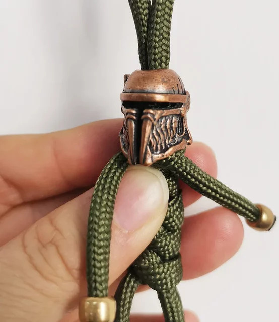 Anhänger Messing, Ethnischer Krieger-Helm - Bild 1