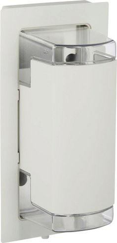 Konstsmide Wandleuchte Potenza in Weiss, dimmbar, IP54 Outdoor Gartenleuchte aus Aluminium - Bild 1