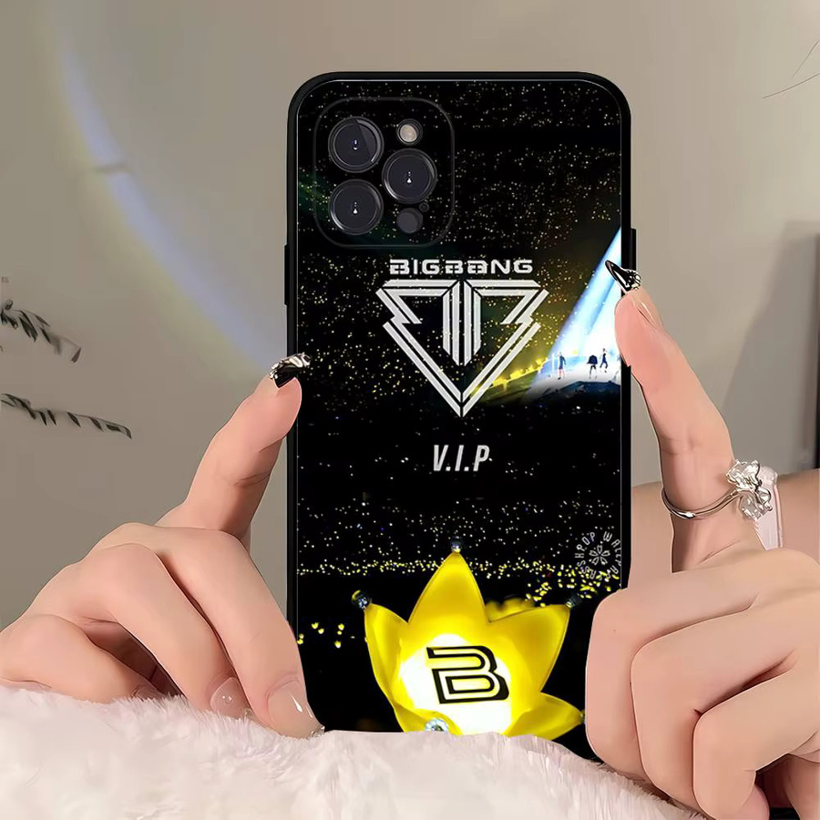 B-BIGBANGs Kpop Handyhülle für iPhone 17 Air 16 15 14 Plus 13 12 Mini 11 Pro Max in Schwarz - Bild 3