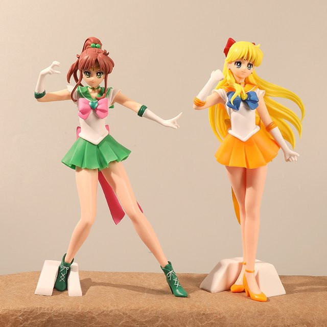 Bandai Anime Kino Makoto Aino Minako Action Figure, 2-teiliges Set - Bild 1