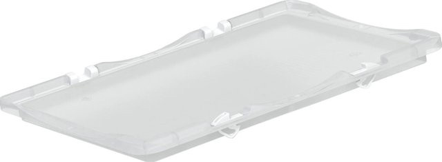 Eurobox-System Deckel mit Scharnieren für Boxen, Farbe: Transparent, B/T: 40 x 30 cm - Bild 1